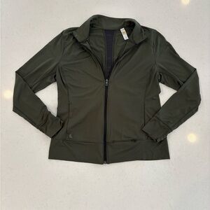 Women’s Lole Athletic Full-Zip Jacket - Olive Green - Size Large